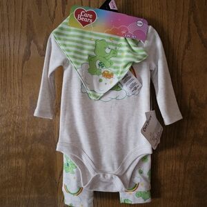 Care Bears Baby Bodysuit and Bandana Set